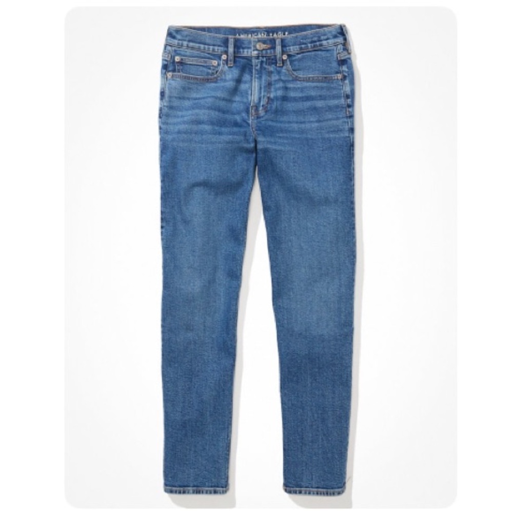 American Eagle Outfitters Women’s Blue Straight Leg Jeans